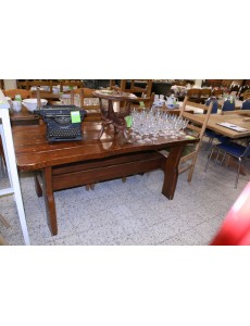 TABLE JARDIN BOIS VERNIS