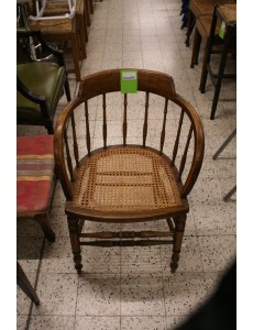 FAUTEUIL ANGLAIS CANNÉ 