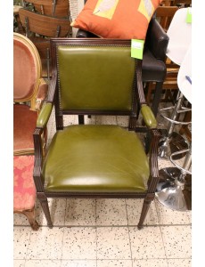 FAUTEUIL SIMILI VERT