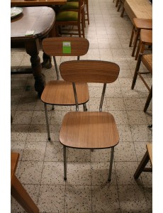 LOT DE 6 CHAISES FORMICA...